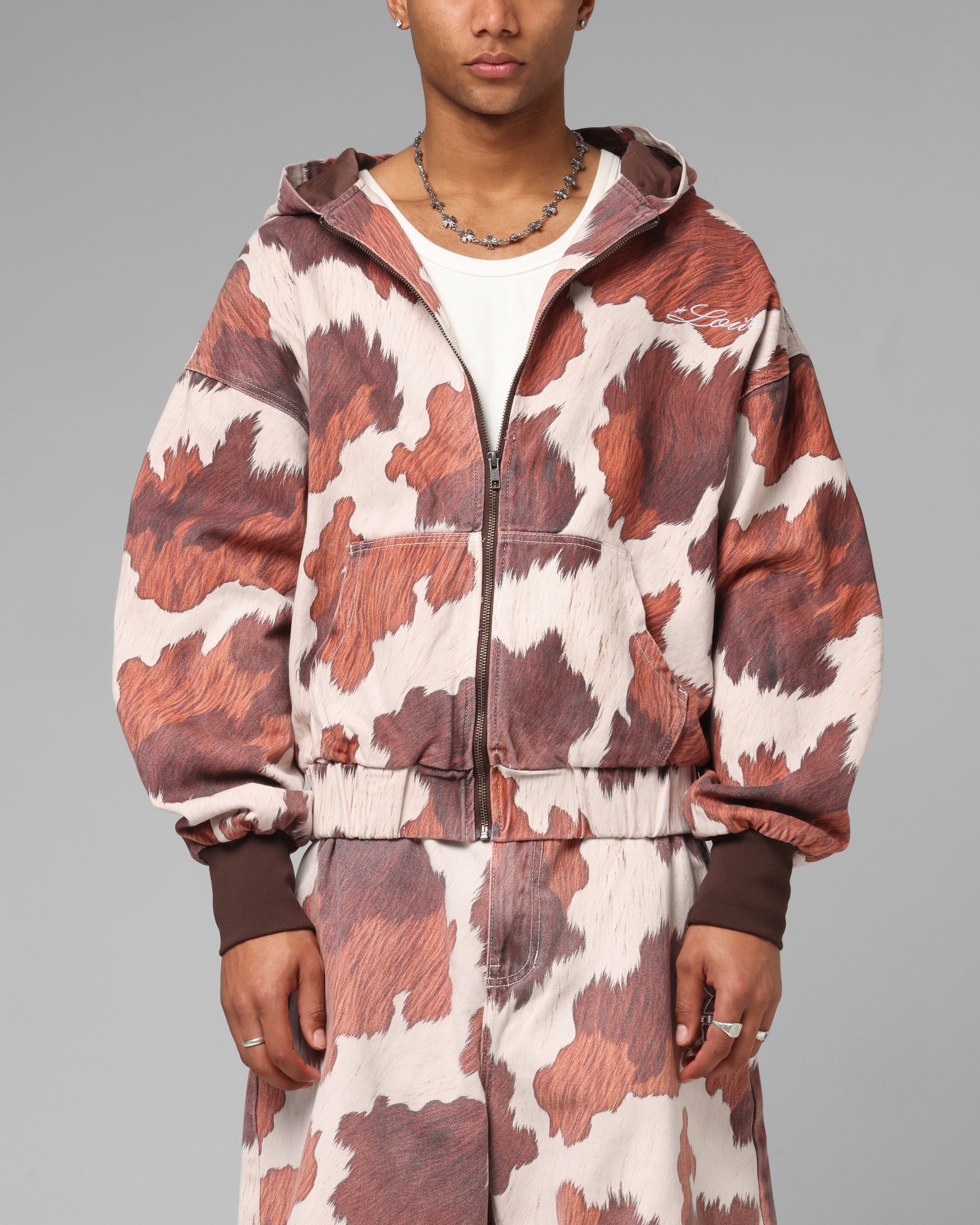Loiter Hide Zip Jacket Cowhide