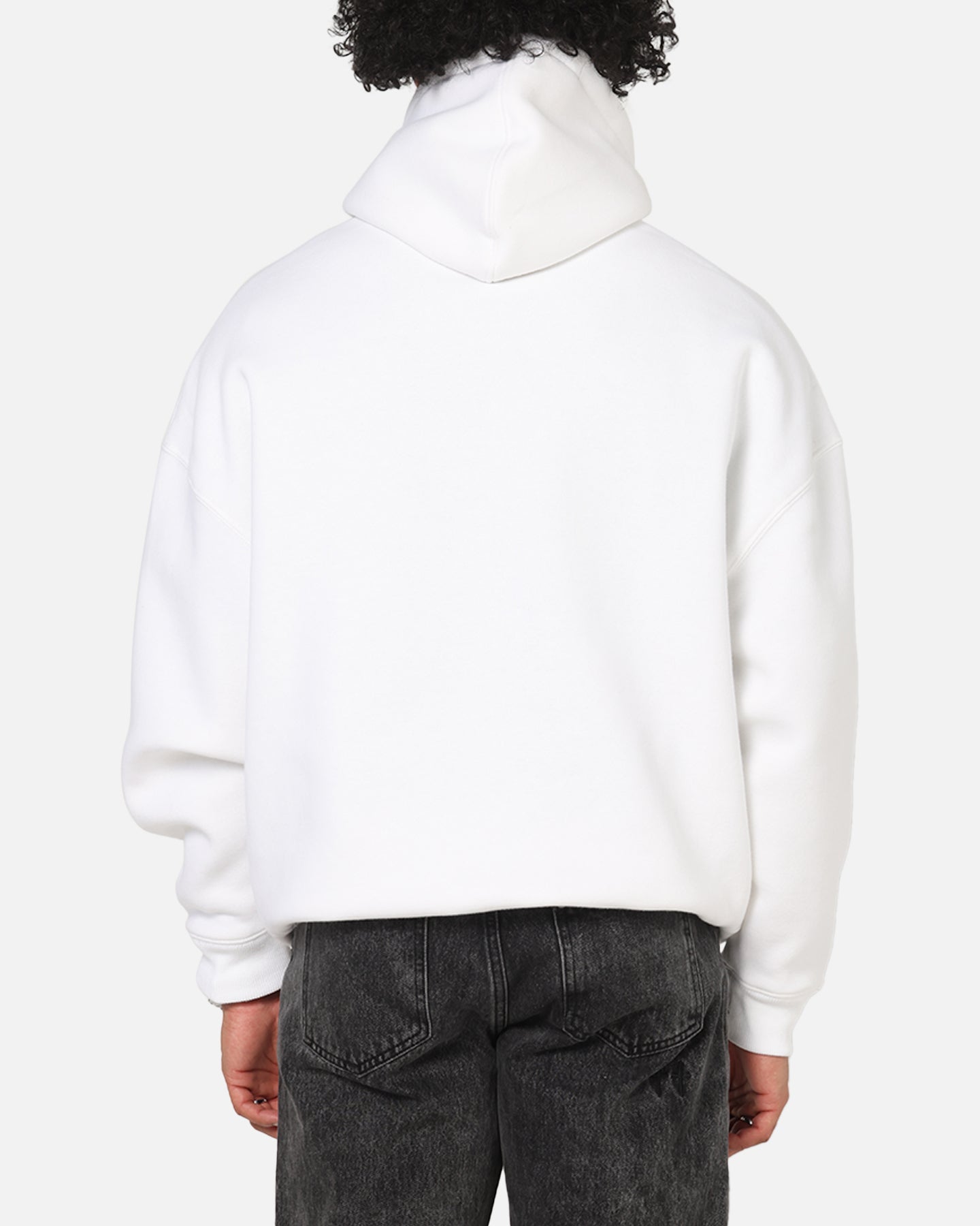 Saint Morta Studios Logo Boxy Hoodie White