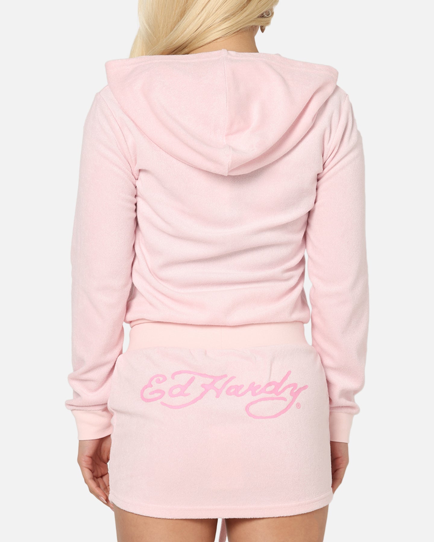 Ed Hardy Women's Lounge Hoodie Pink