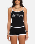 Ed Hardy Women's Logo Camo Singlet Black/White