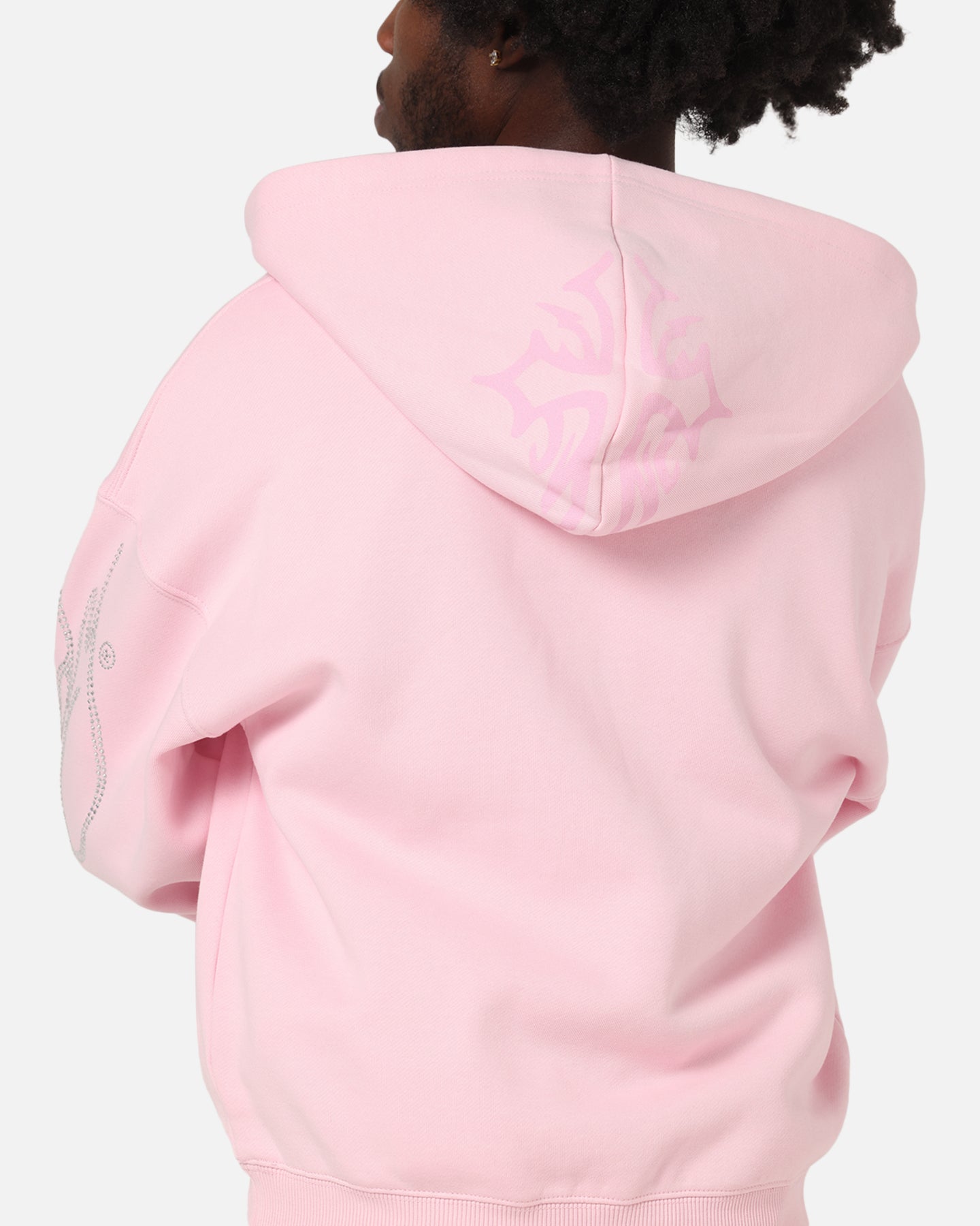 Ed Hardy Trinity Zip Hoodie Pink
