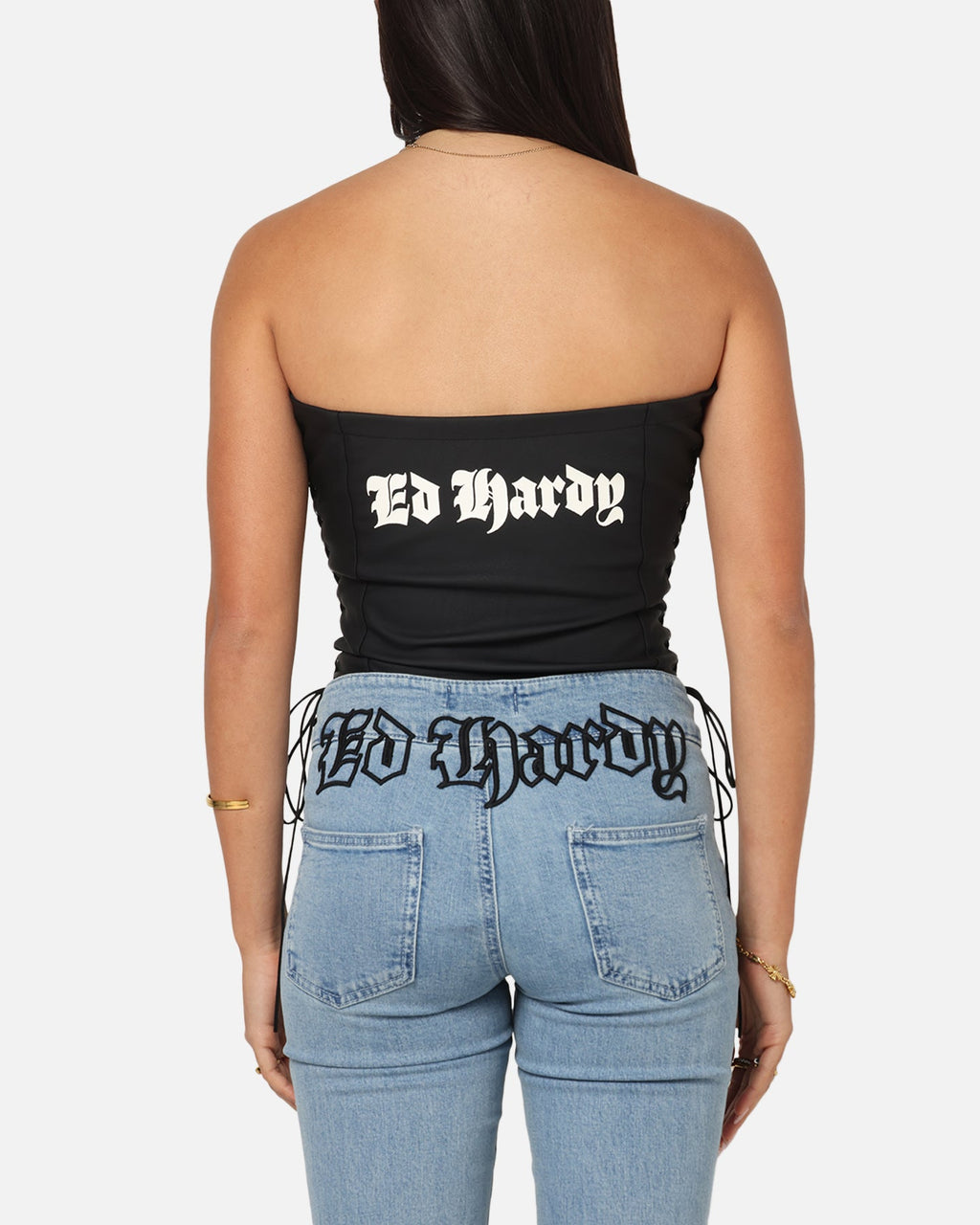 Ed Hardy Women's Seige Corset Black
