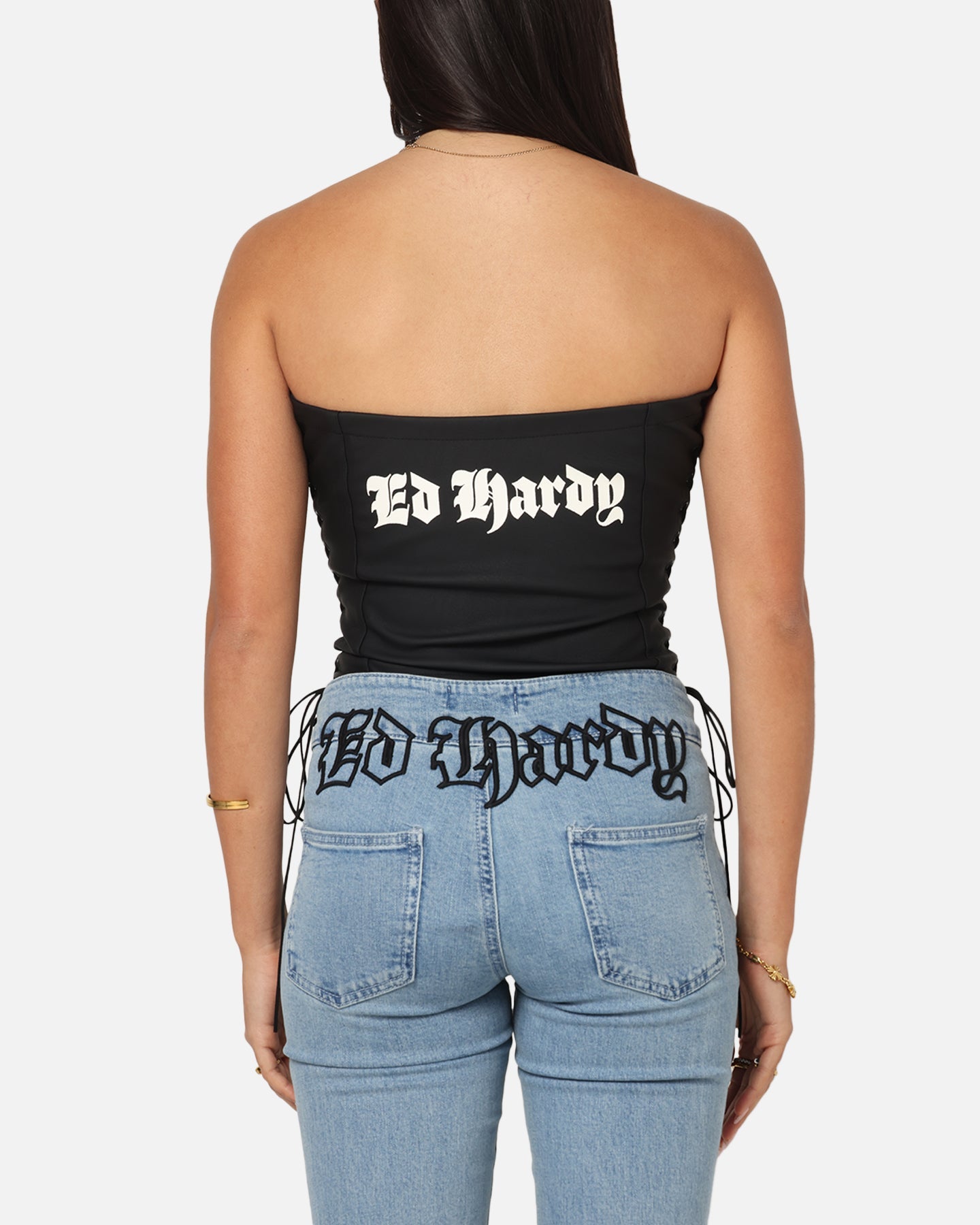 Ed Hardy Women's Seige Corset Black