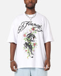 Ed Hardy Savage Bloom T-Shirt White