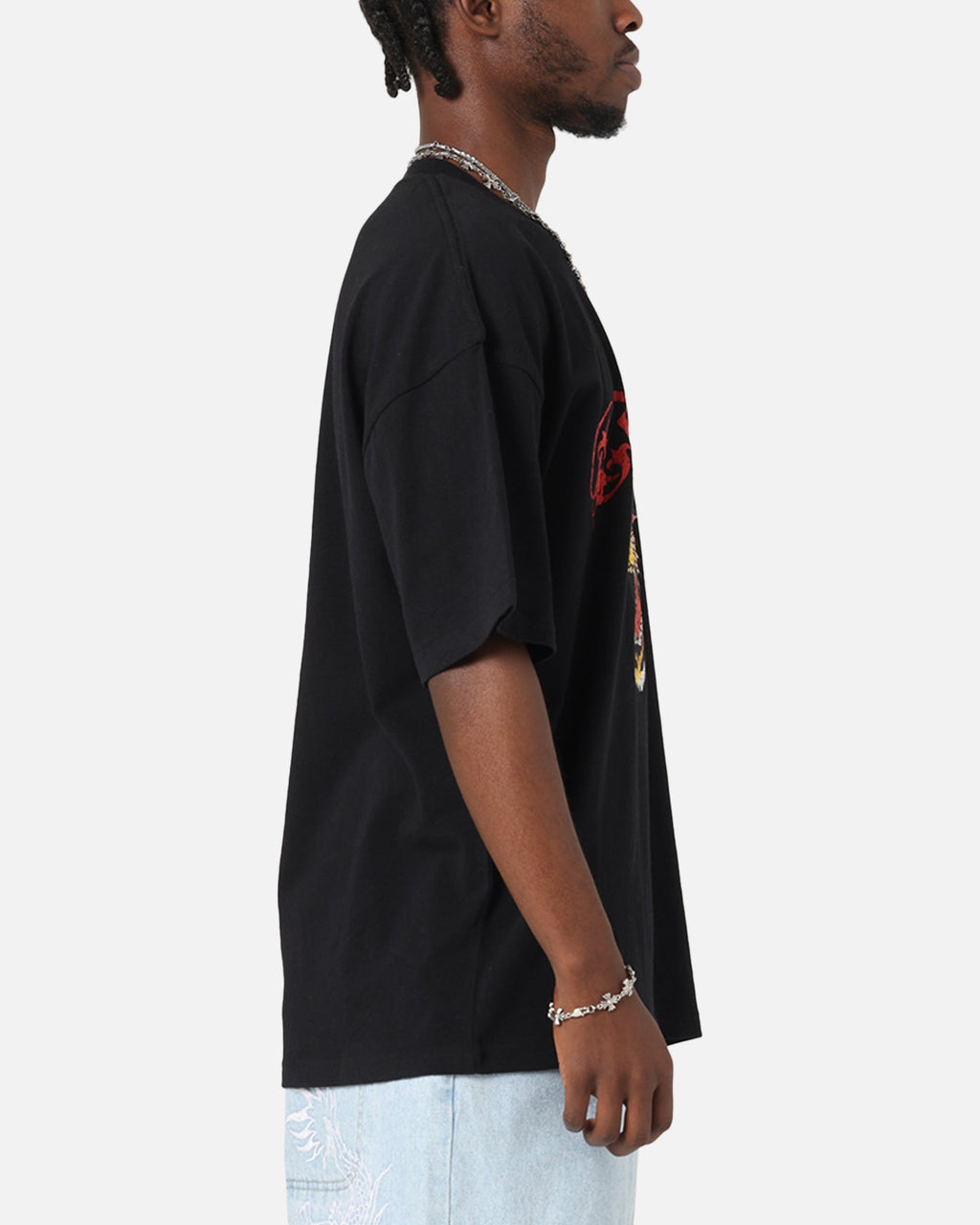 Ed Hardy Tiger Wrath T-Shirt Black