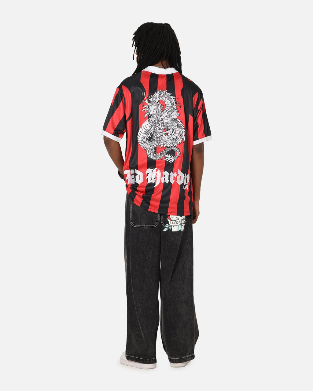 Ed Hardy Shinjuku Jersey Red/Black