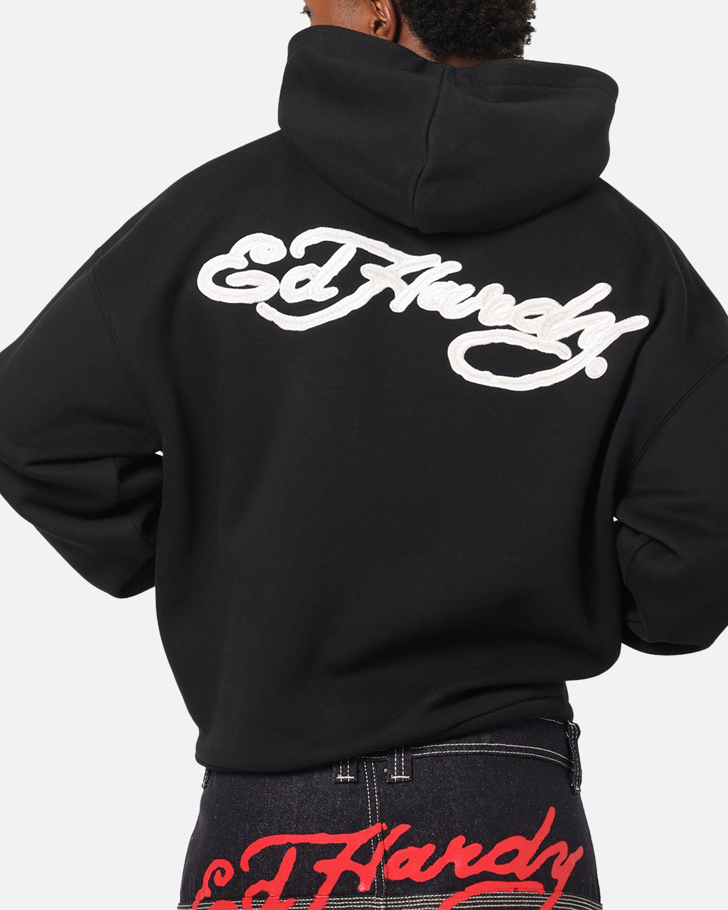 Ed Hardy UV Active Zip Hoodie Black/Multi