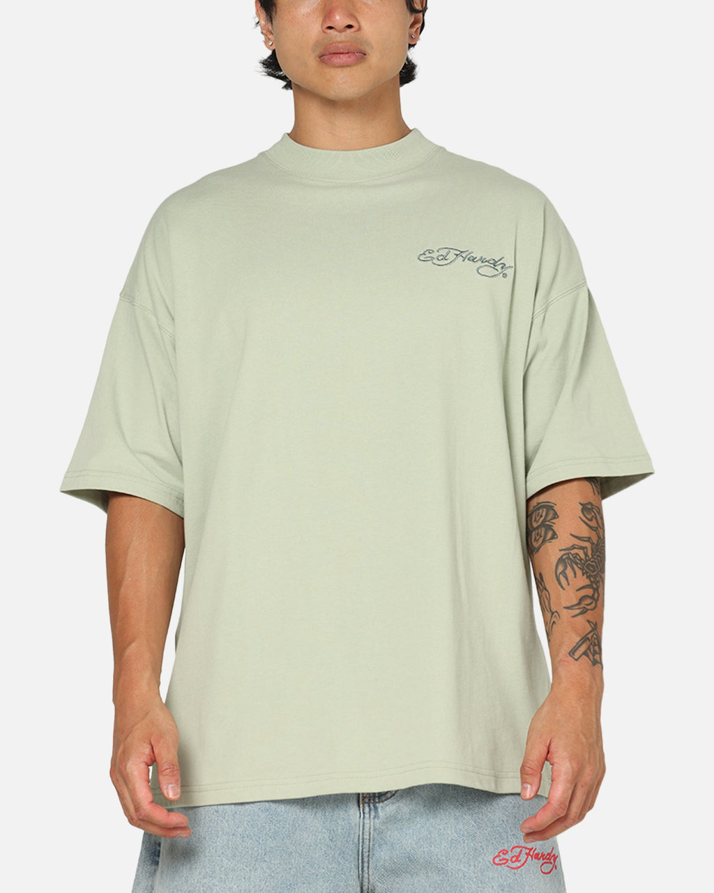 Ed Hardy Established 77 T-Shirt Sage