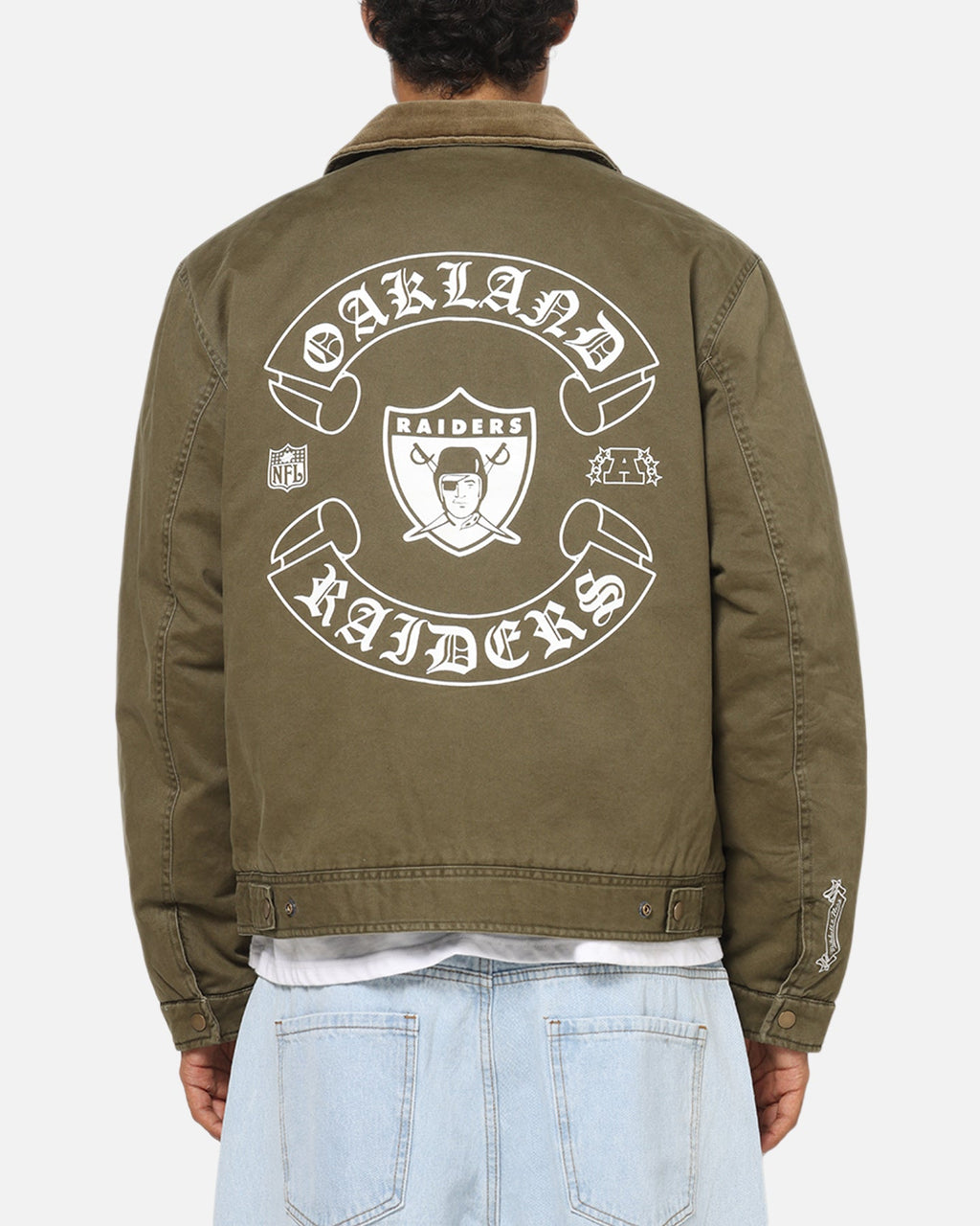 Mitchell & Ness Las Vegas Raiders Workwear Jacket Military