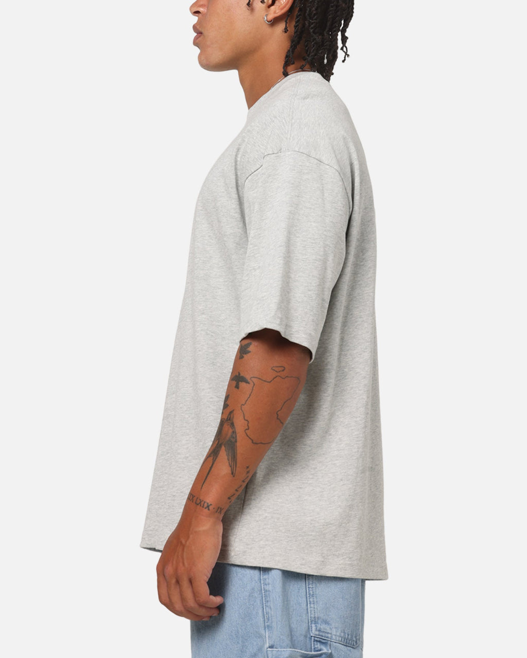 Jordan Flight Oversized Graphic T-Shirt Grey Heather