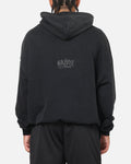Saint Morta Distressed Hoodie Black Wash