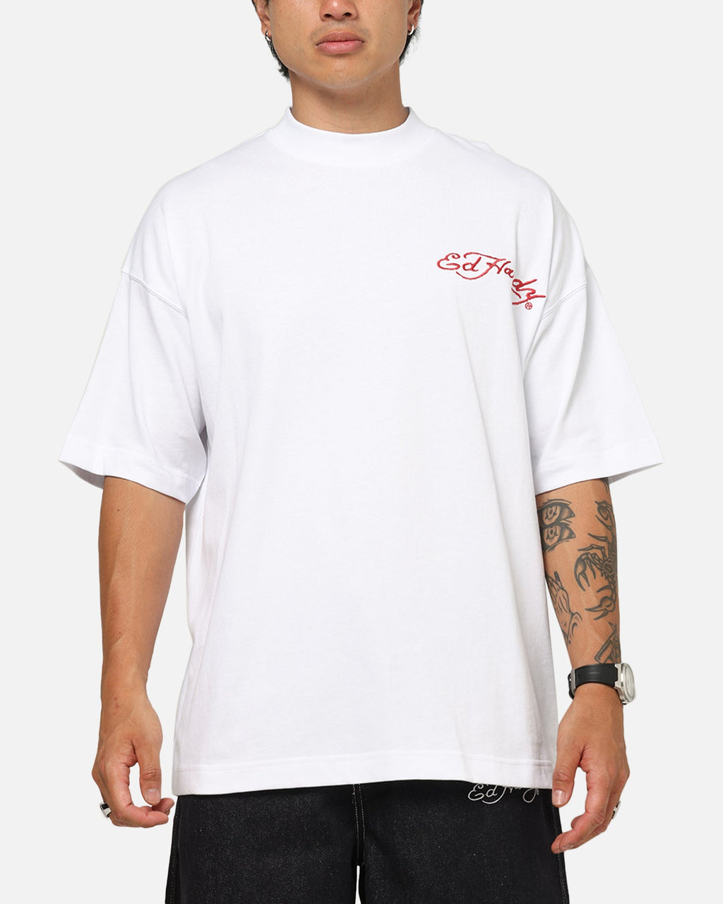 Ed Hardy Holy T-Shirt White
