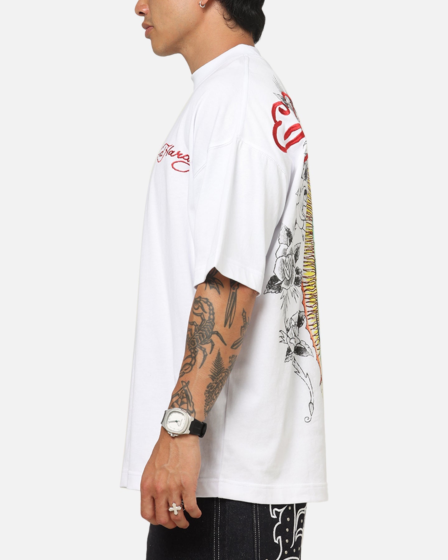 Ed Hardy Holy T-Shirt White