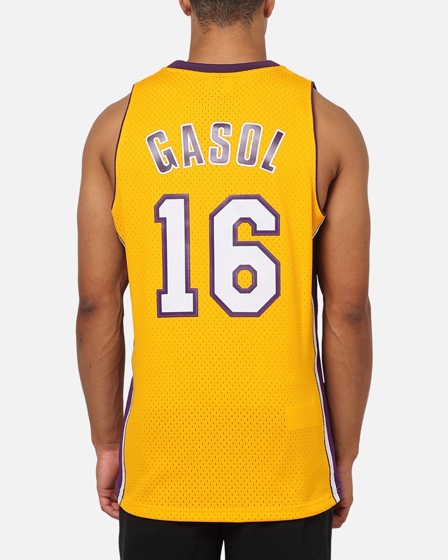 Mitchell & Ness Los Angeles Lakers Pau Gasol 09-10 Swingman Jersey Light Gold