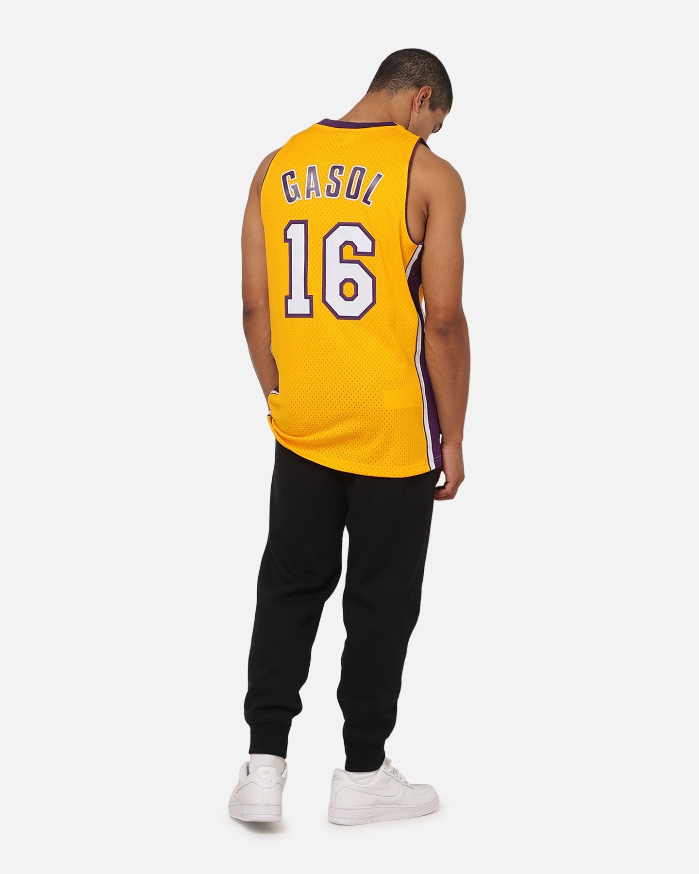 Mitchell & Ness Los Angeles Lakers Pau Gasol 09-10 Swingman Jersey Light Gold