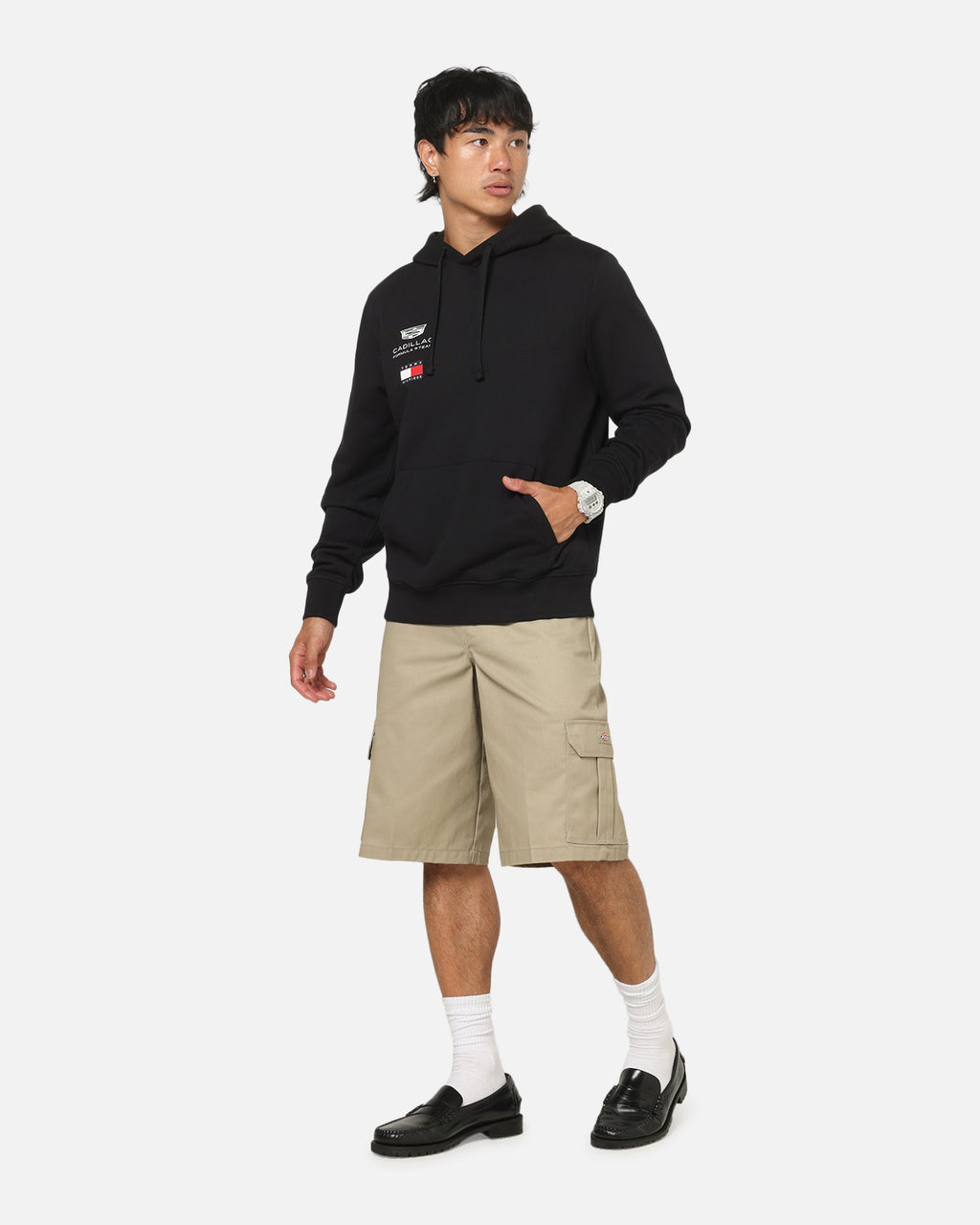 Tommy Hilfiger X Cadillac Formula 1 Team Replica Hoodie Black