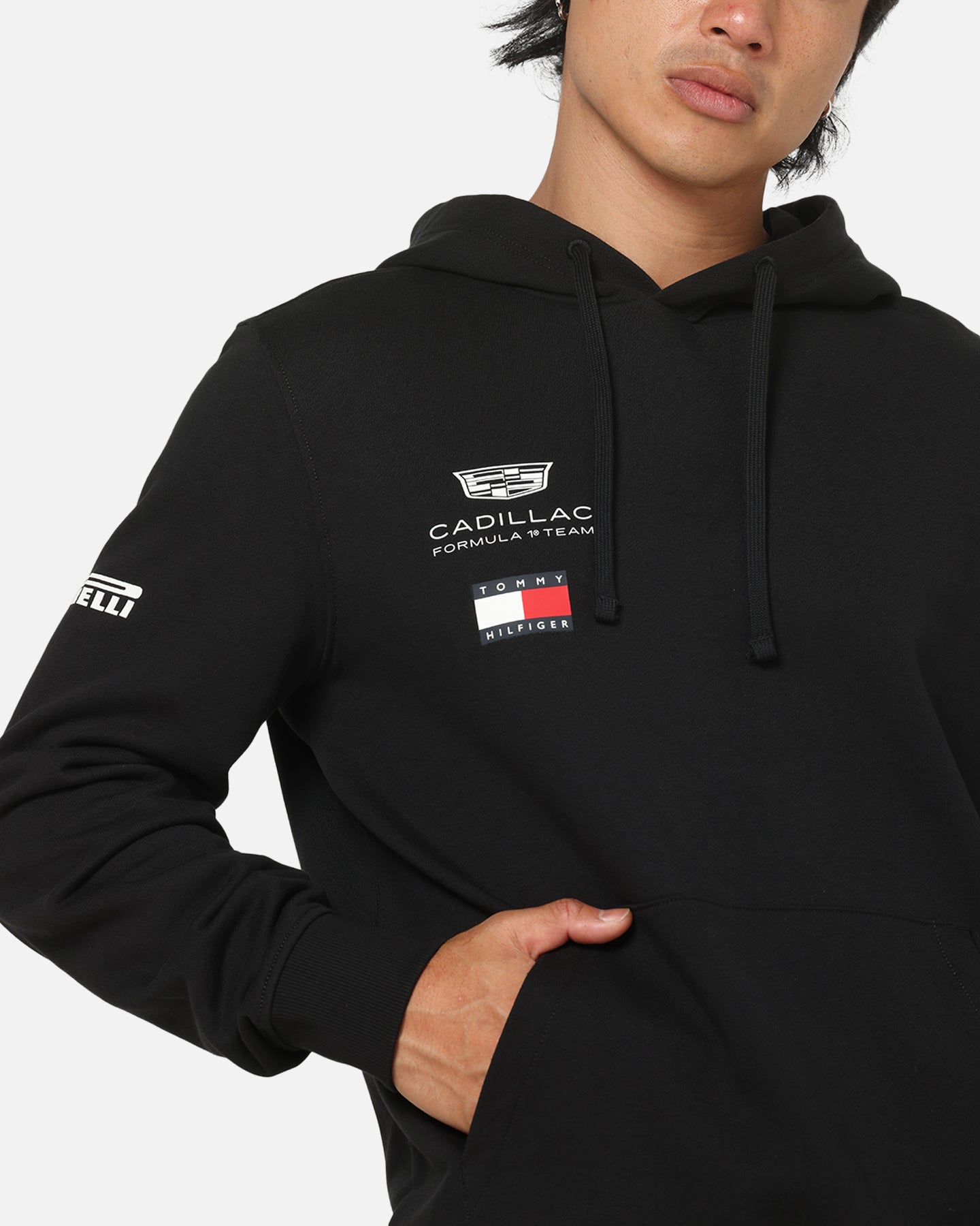 Tommy Hilfiger X Cadillac Formula 1 Team Replica Hoodie Black