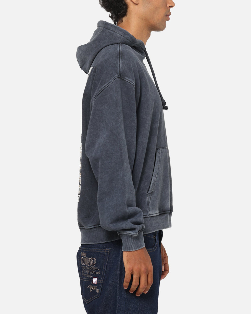 Tommy Jeans Washed Photo City Hoodie Black