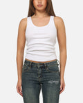Ed Hardy Women's Signature Tank White