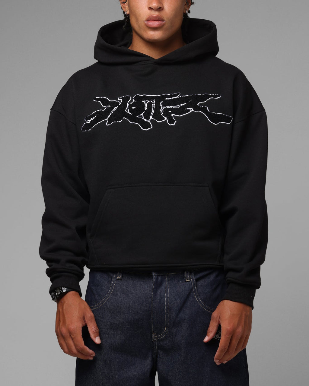 Loiter Global Hoodie Black