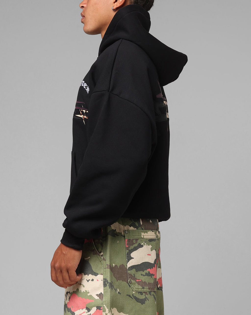 Loiter Star Global Hoodie Black