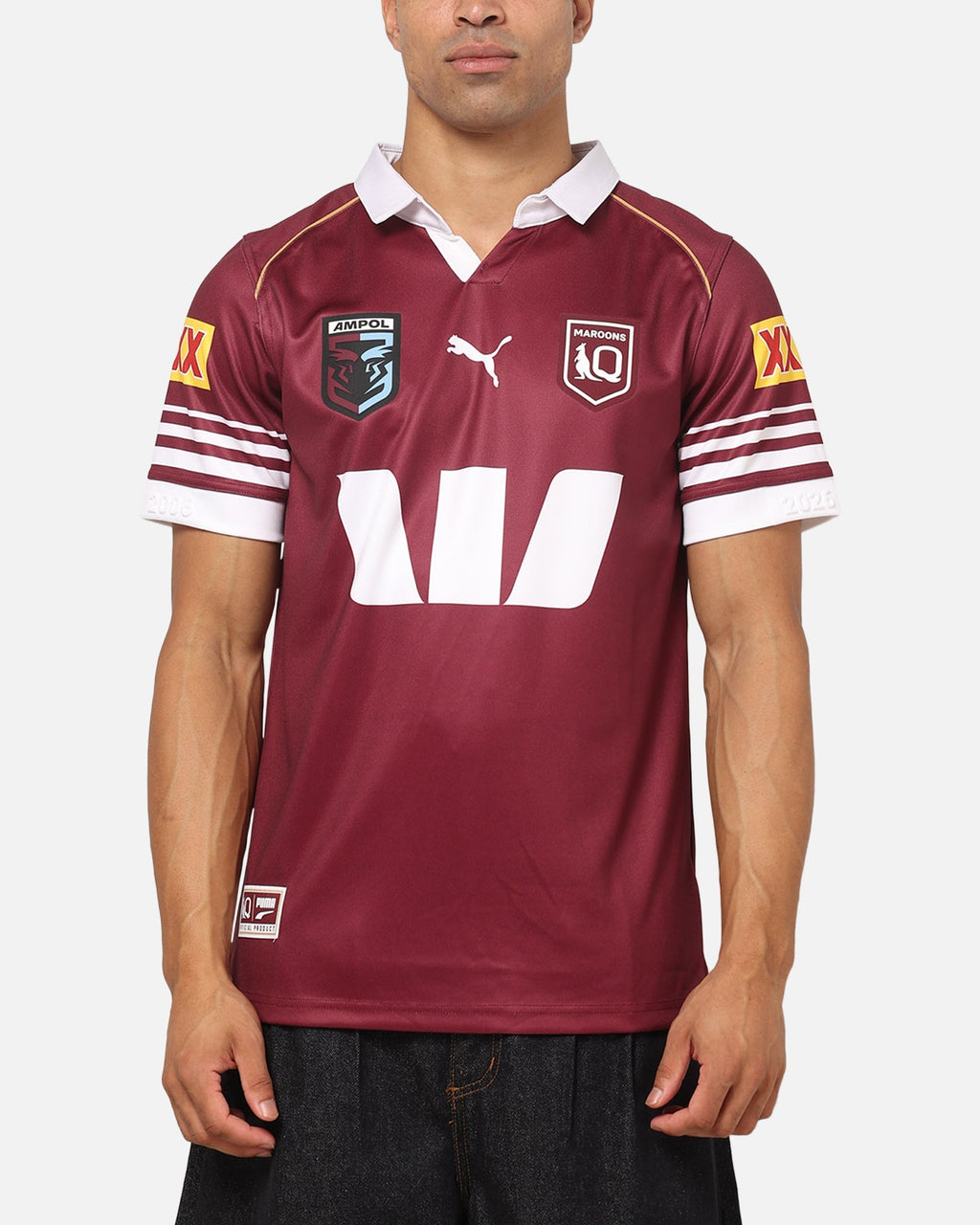 Puma QLD Maroons 2026 Home Replica Jersey Maroon
