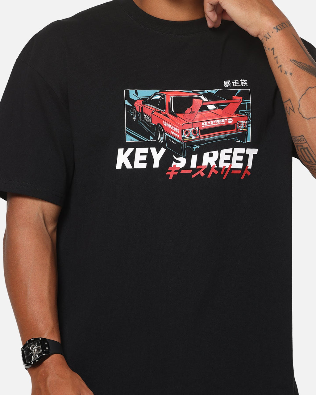 Key Street Bosozuko Heavy T-Shirt Black
