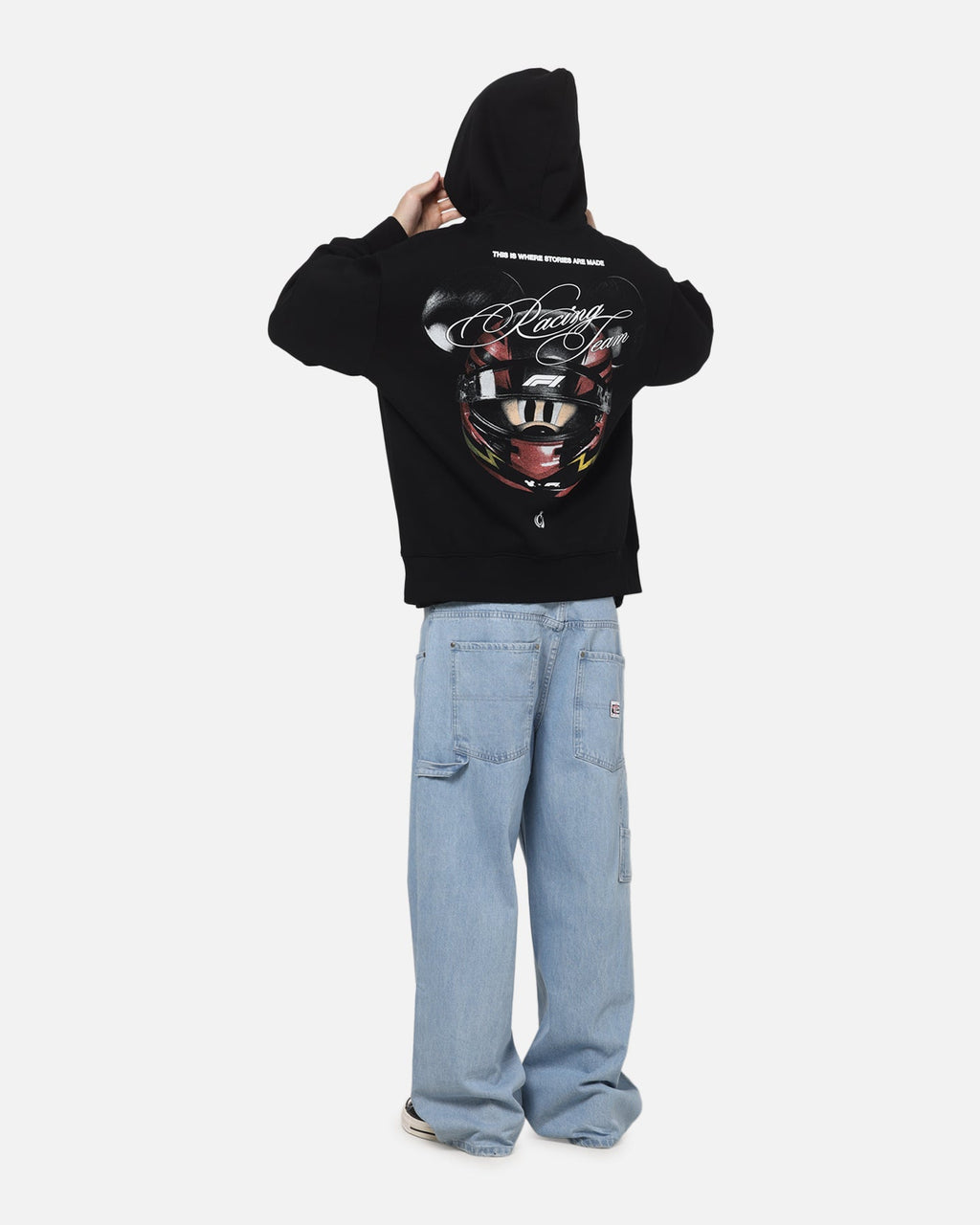Culture Kings Disney x Formula 1® Mickey Helmet Hoodie Black