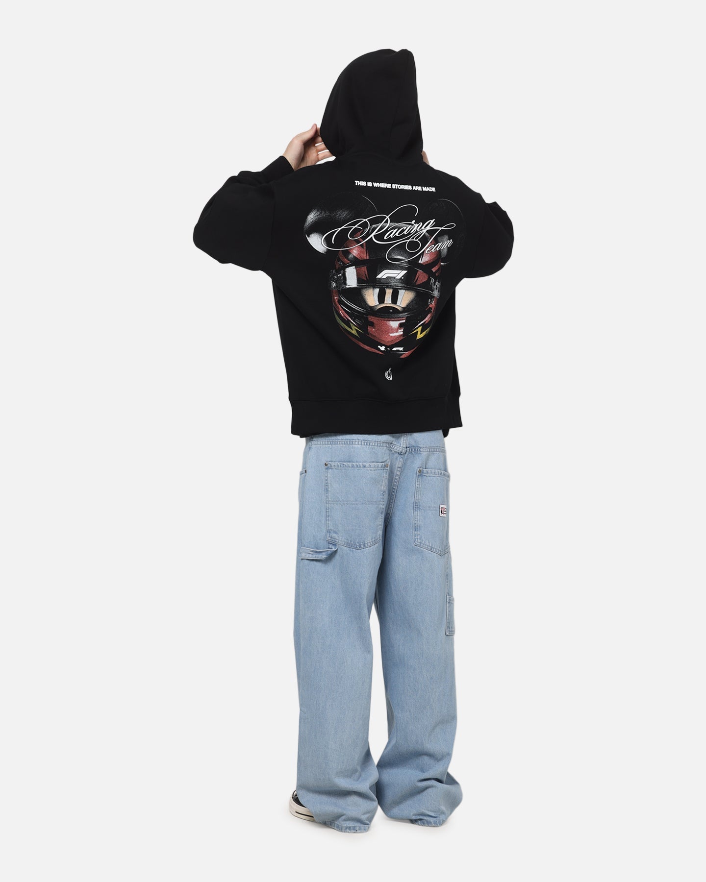 Culture Kings Disney x Formula 1® Mickey Helmet Hoodie Black
