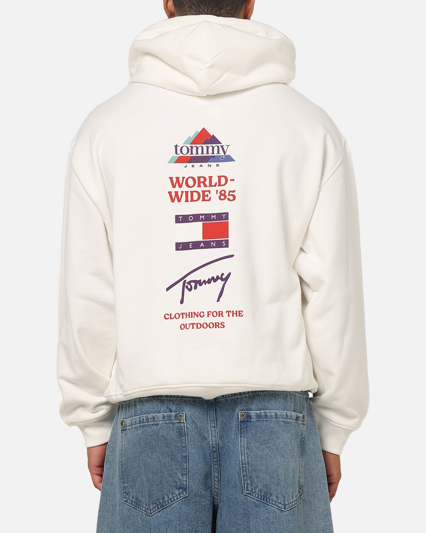 Tommy Jeans 90's DNA Play Hoodie Ecru
