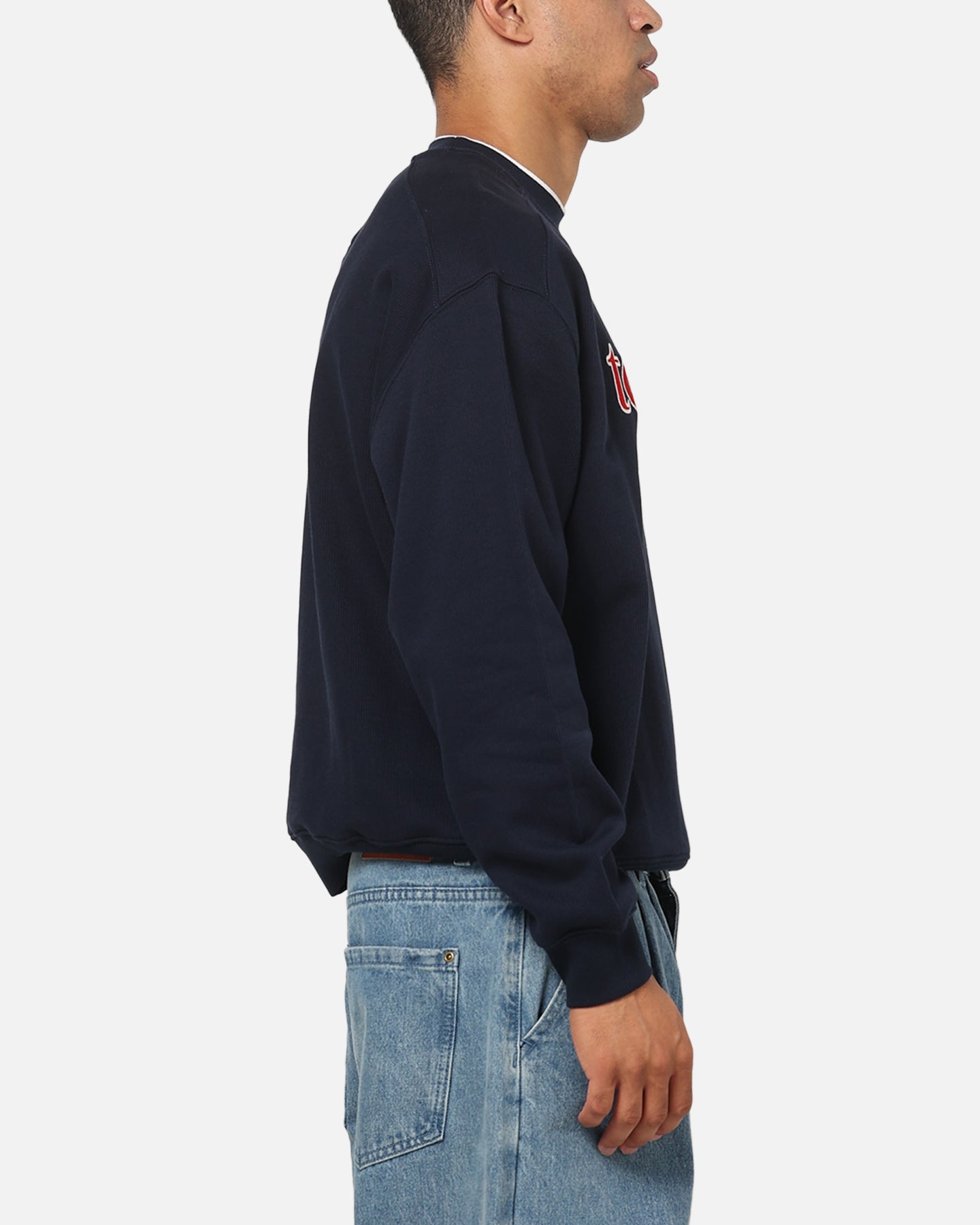 Tommy Jeans 90's Texture Graphic Crewneck Navy