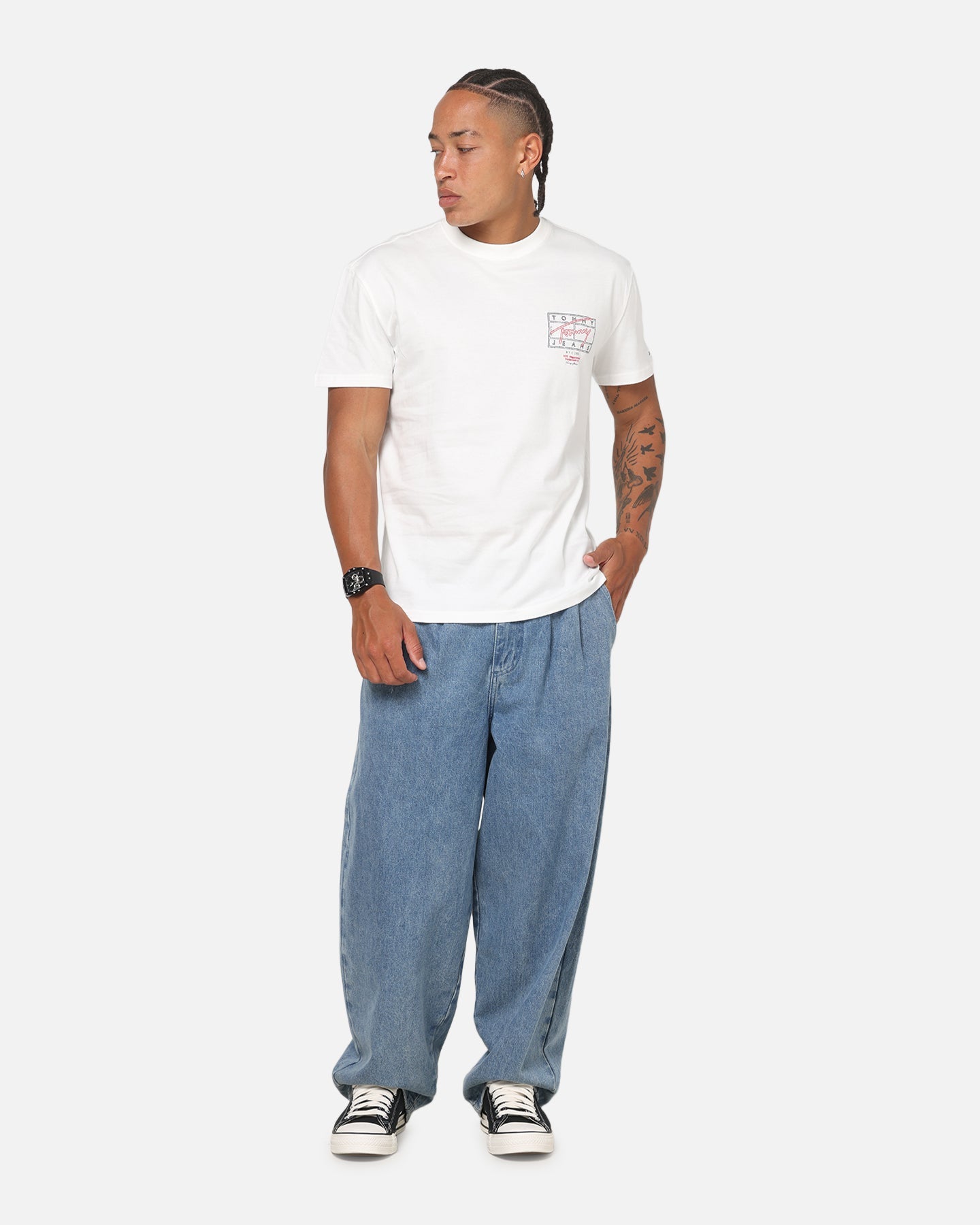 Tommy Jeans Spray T-Shirt Ecru