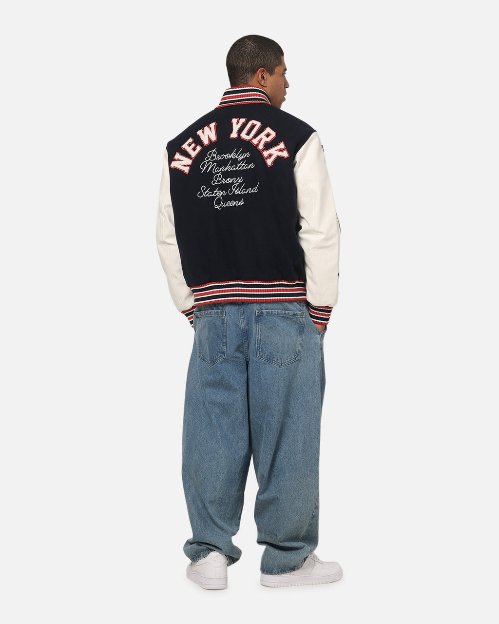 Tommy Jeans Varsity Badge Jacket Navy