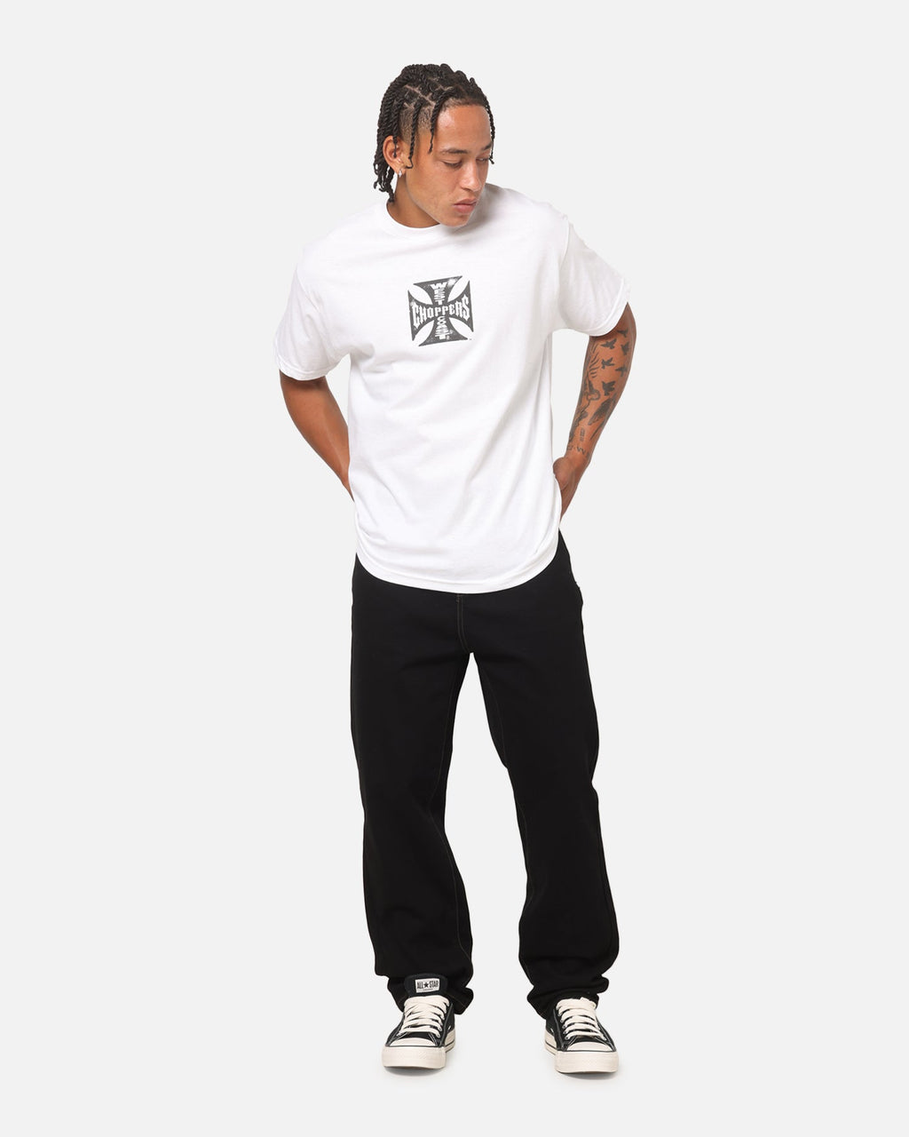 West Coast Choppers Core Logo T-Shirt White