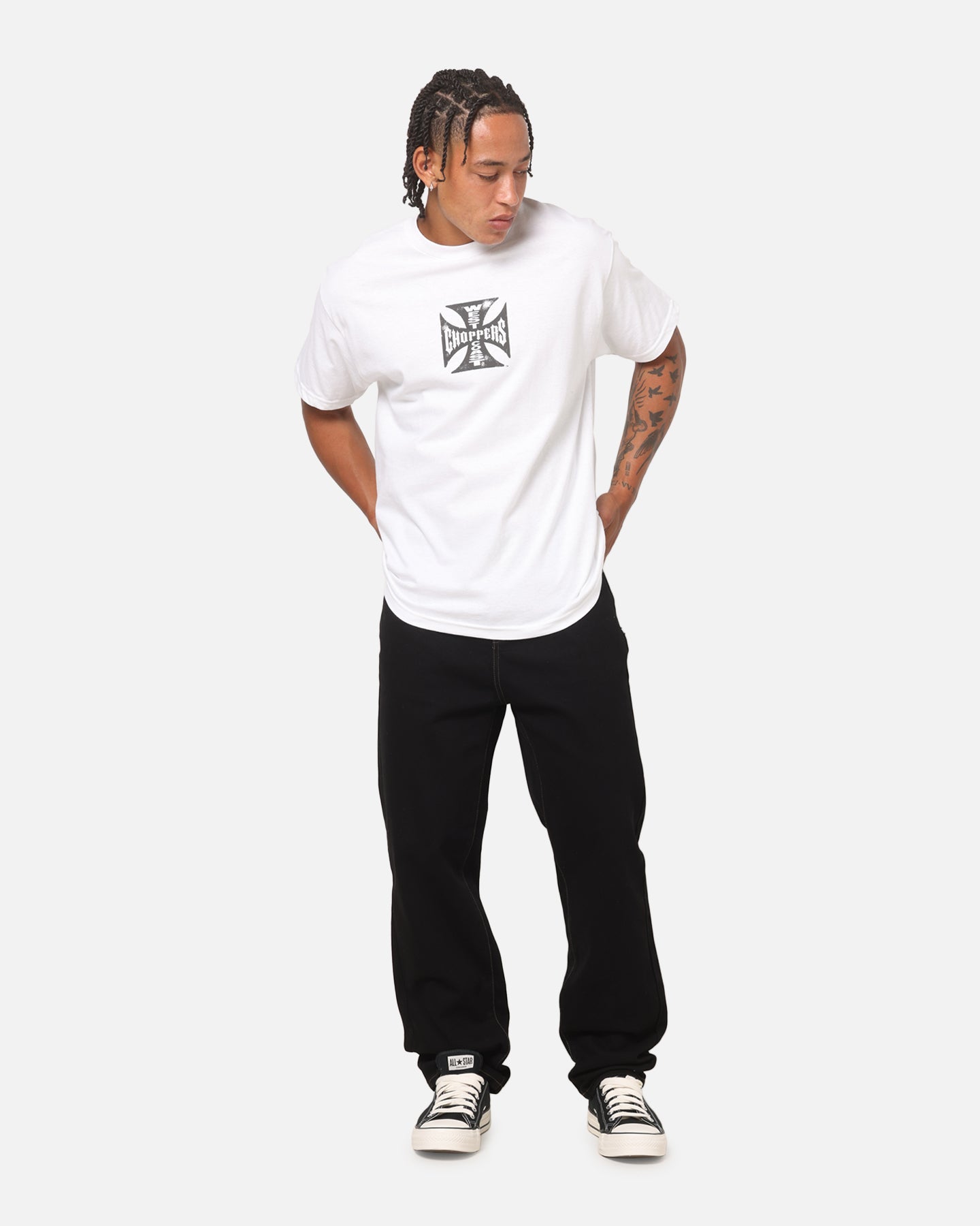 West Coast Choppers Core Logo T-Shirt White
