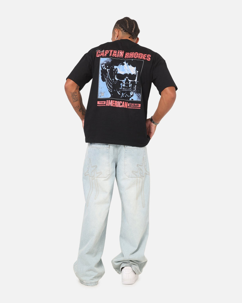 73Studio X WWE Cody Rhodes Vintage T-Shirt Black