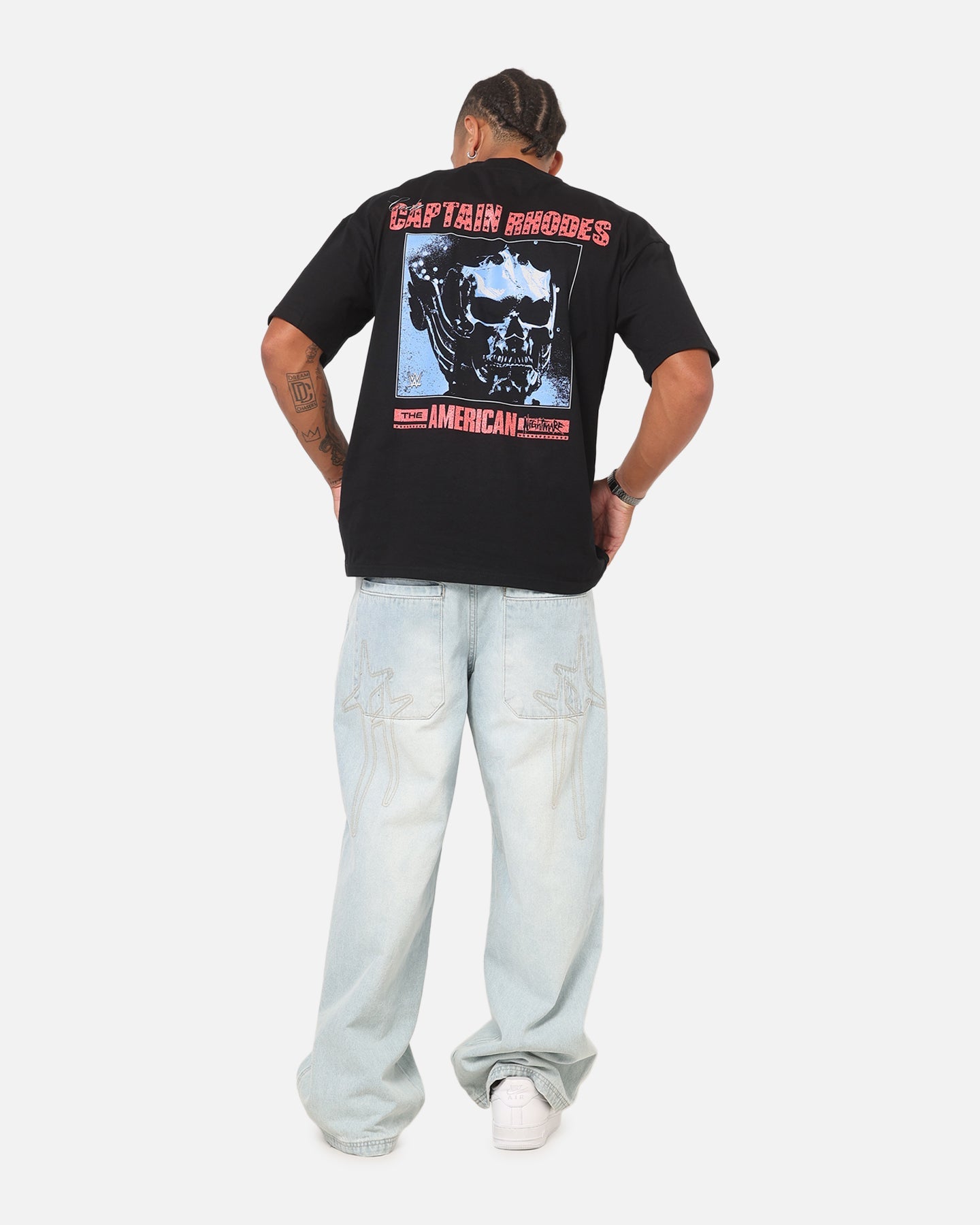 73Studio X WWE Cody Rhodes Vintage T-Shirt Black