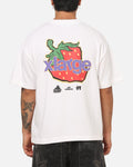 X-Large Strawberry Gorilla T-Shirt White