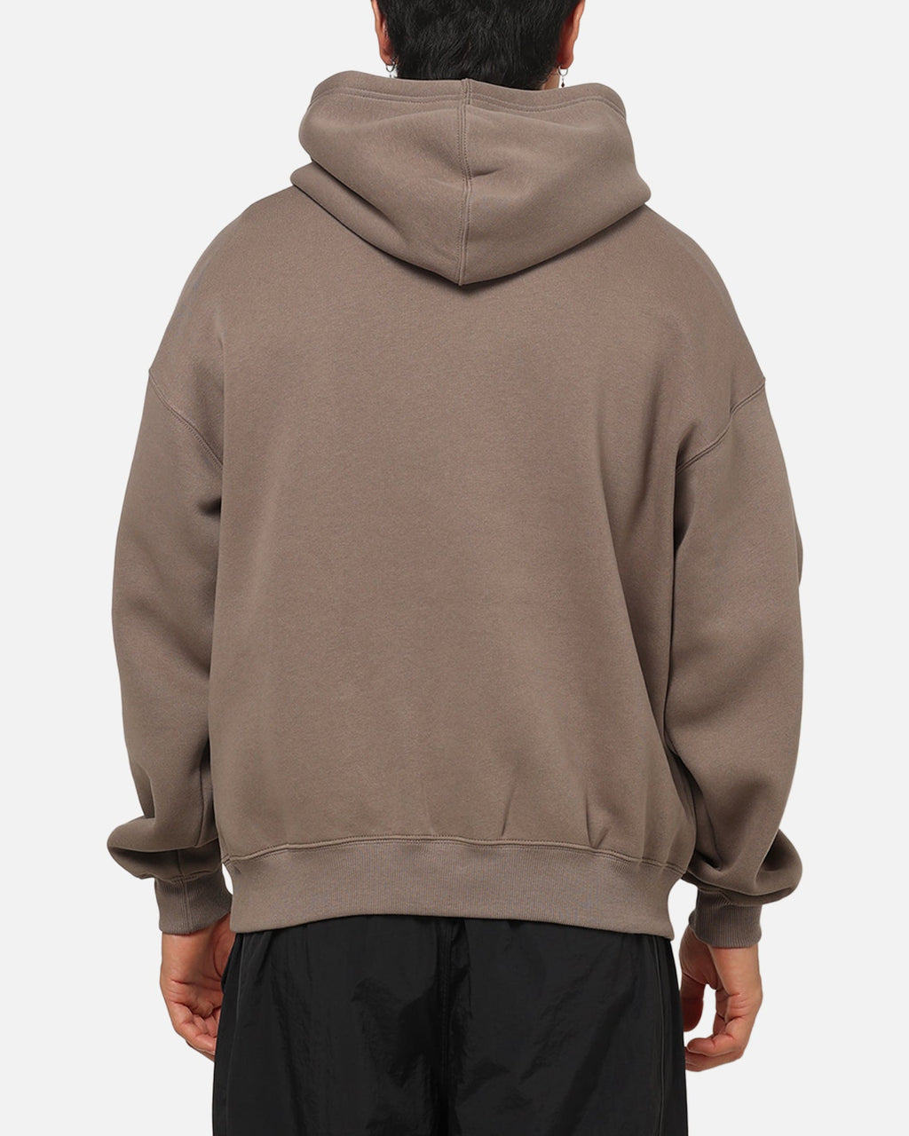 Jordan Brooklyn Fleece Oversized Hoodie Olive Grey