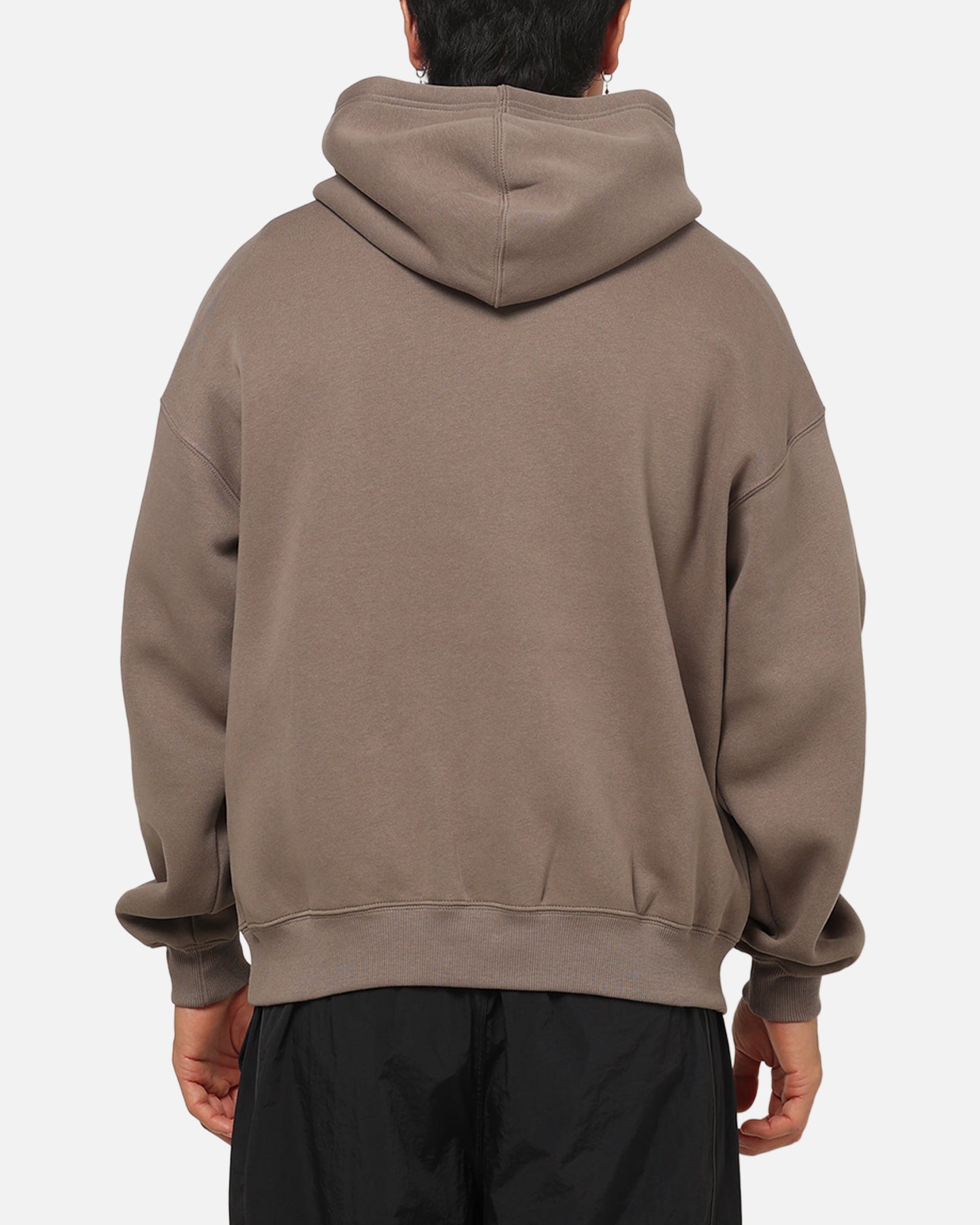 Jordan Brooklyn Fleece Oversized Hoodie Olive Grey
