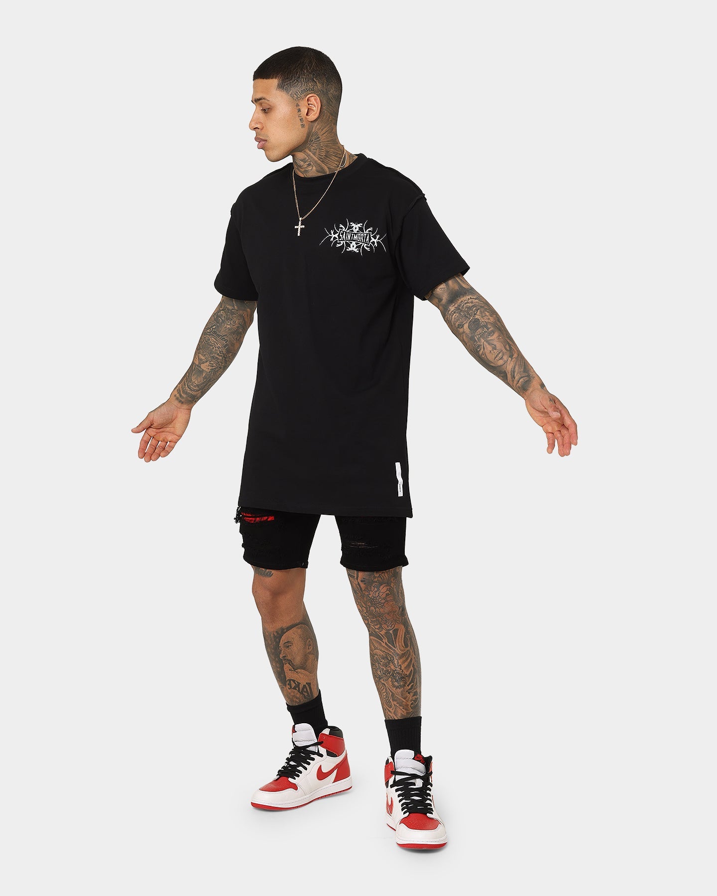 Saint Morta Tarta Summum Shorts Black/Red
