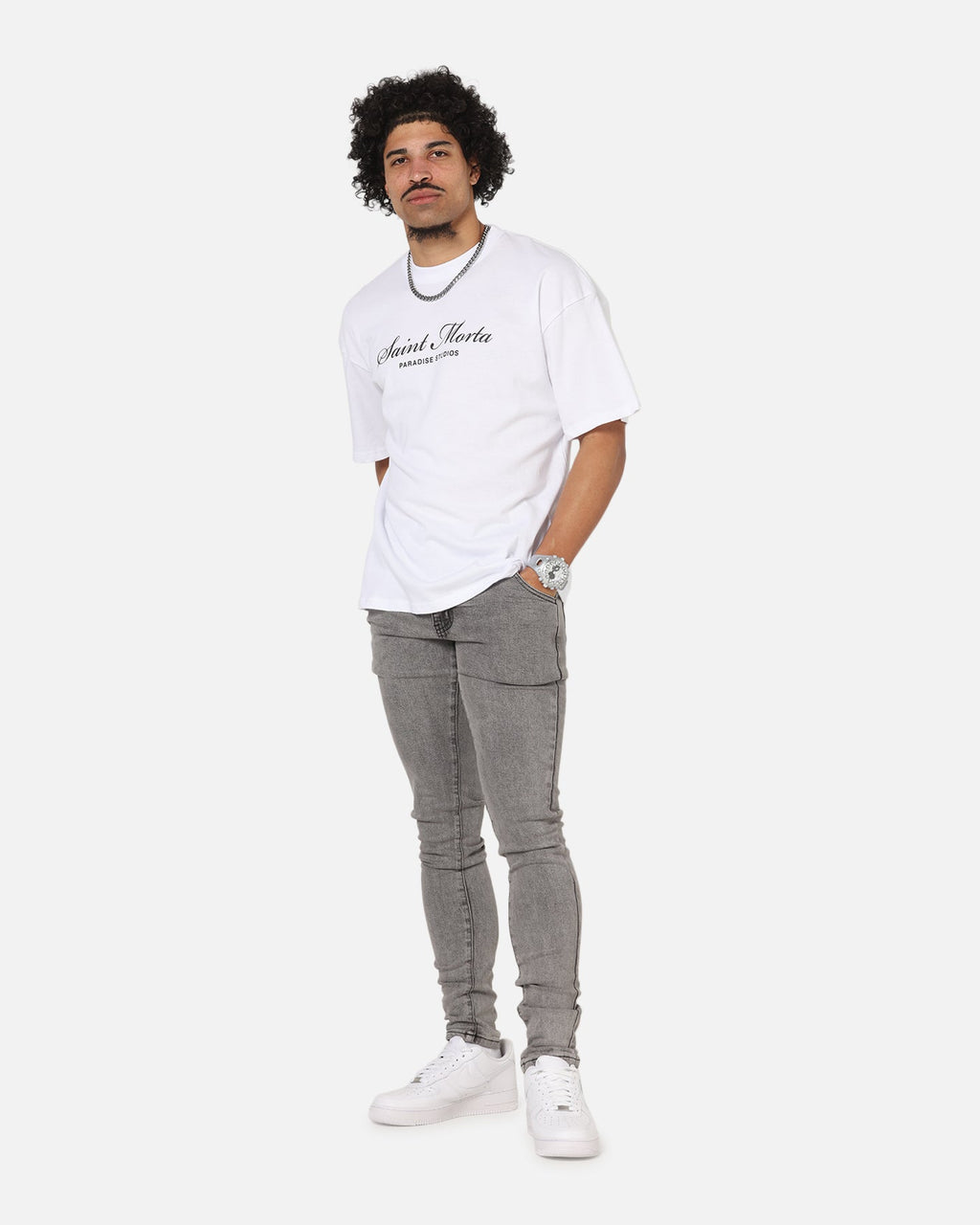 Saint Morta Dynasty Jeans Sulphur Grey