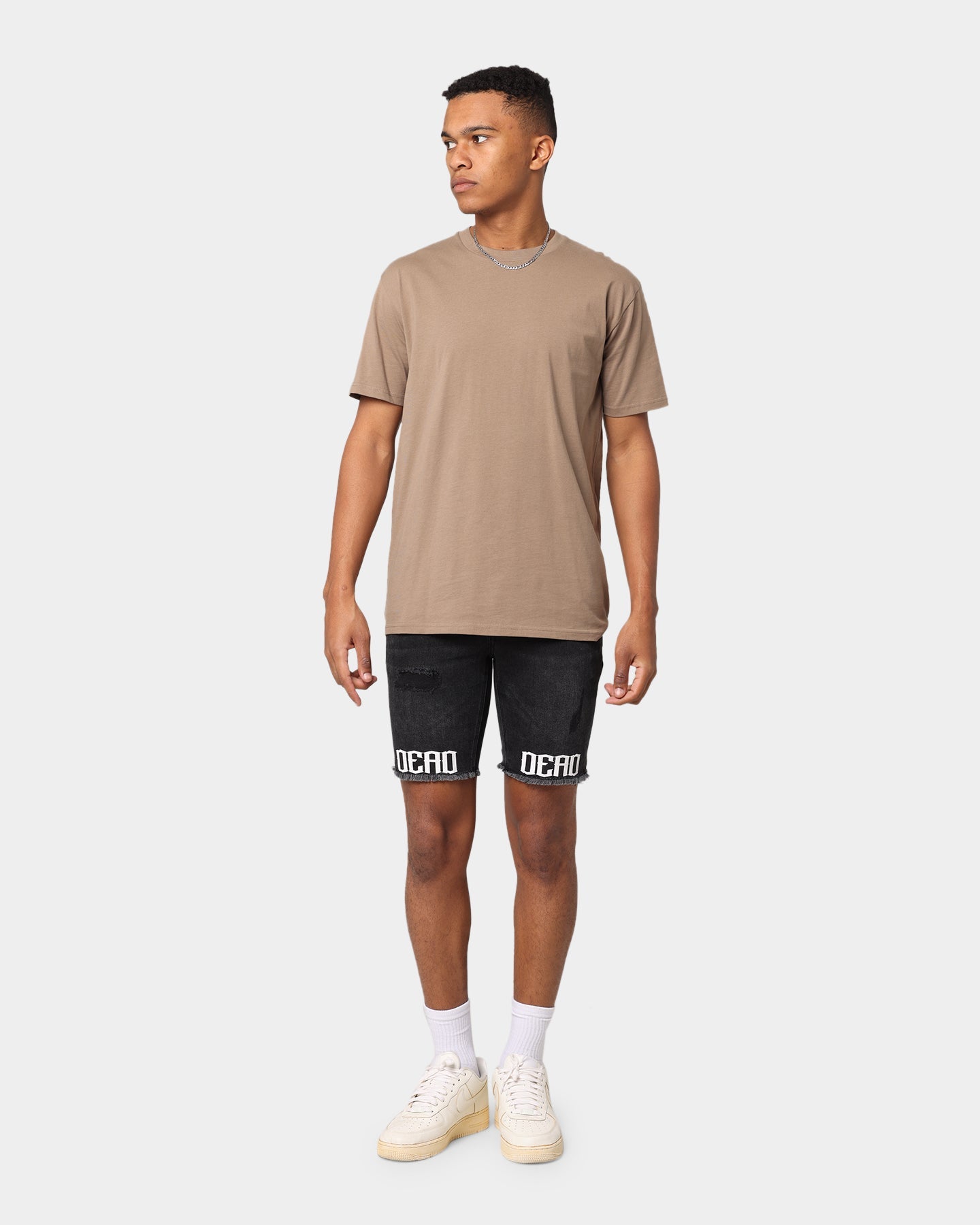 Dead Studios Destroy Denim Short Washed Black