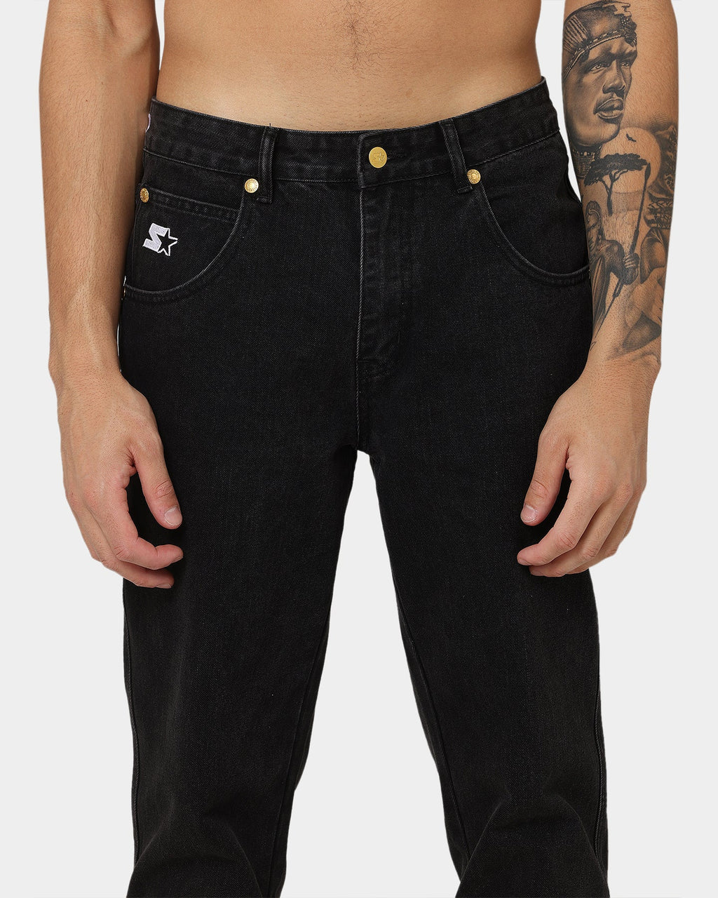 Starter '95 Relaxed Jeans Washed Black