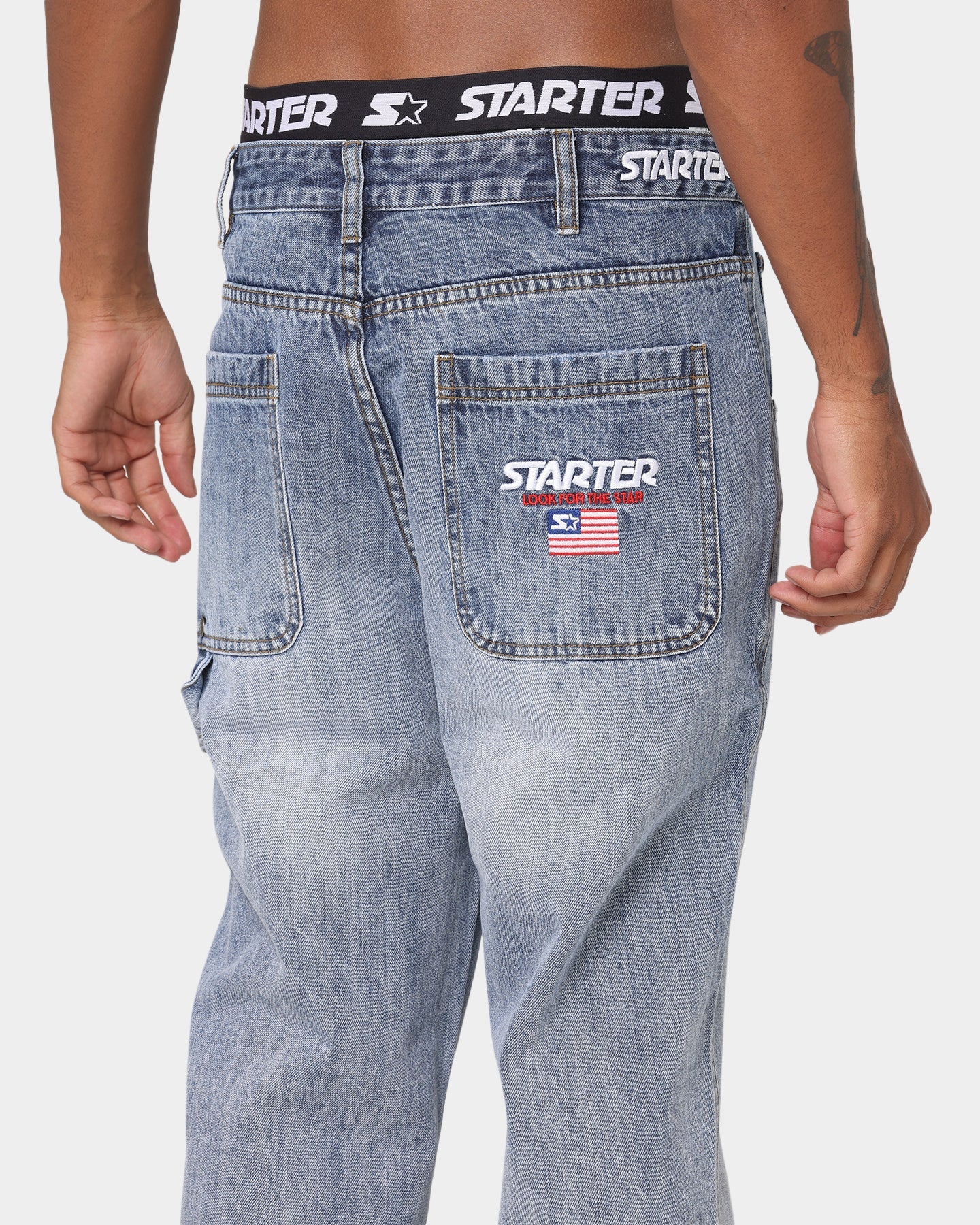 Starter '95 Relaxed Jeans Vintage Blue