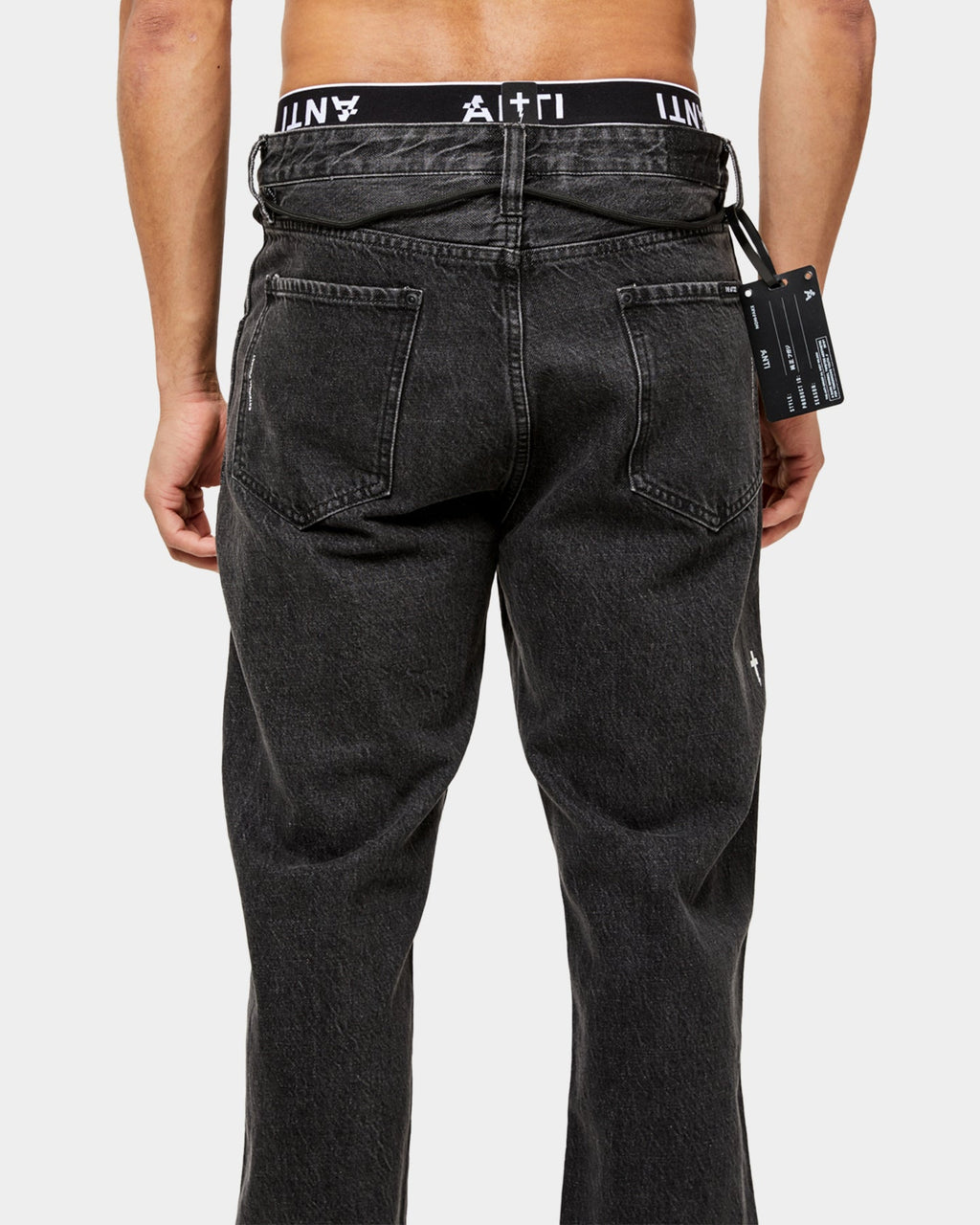 The Anti Order Post Dated Relaxed Jeans Stone Wash Black