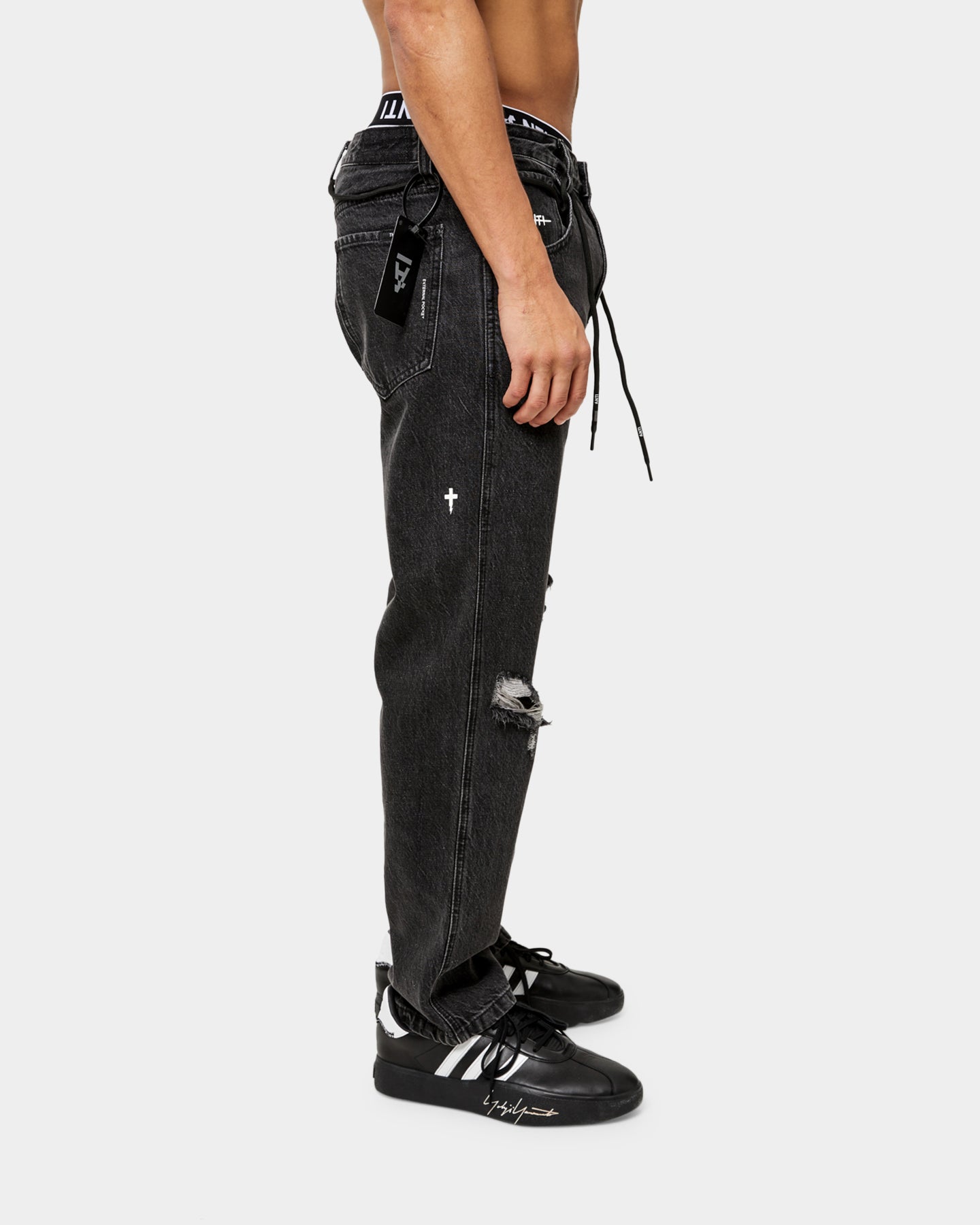 The Anti Order Post Dated Relaxed Jeans Stone Wash Black