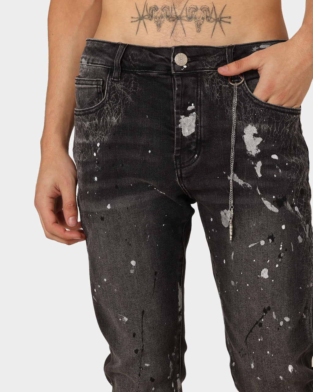En Noir Inc Cash Jeans Washed Black