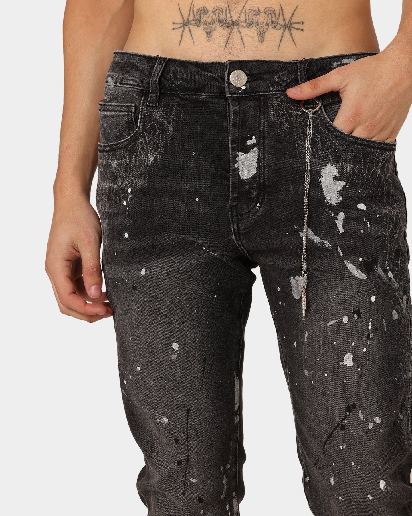 En Noir Inc Cash Jeans Washed Black