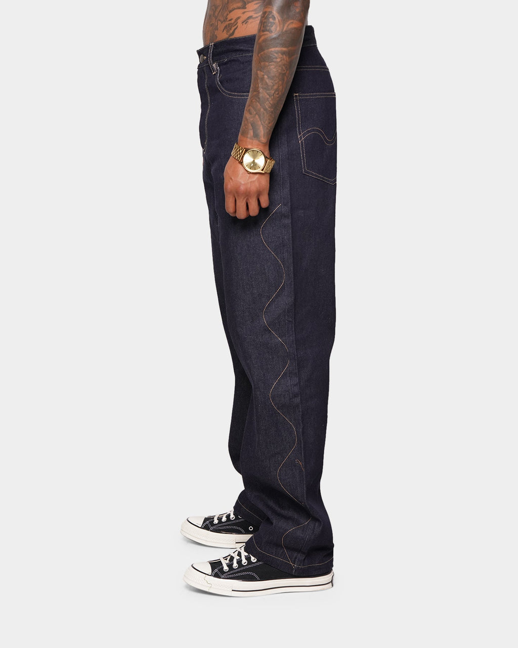 XXIII Xalapa Wave Stitch Jeans Blue